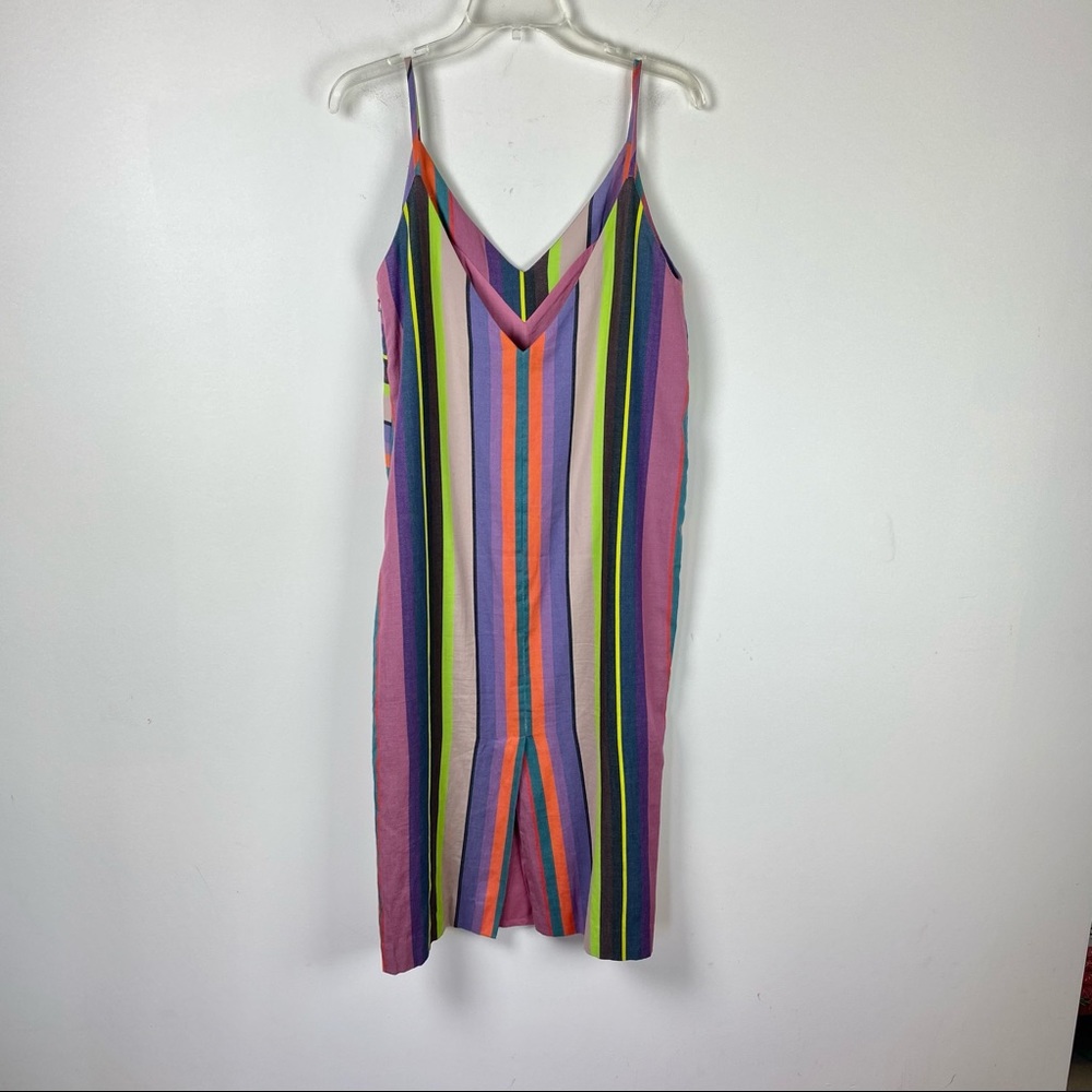 Mara Hoffman Georgia Rainbow Striped Dress Sz S - Picture 3 of 10